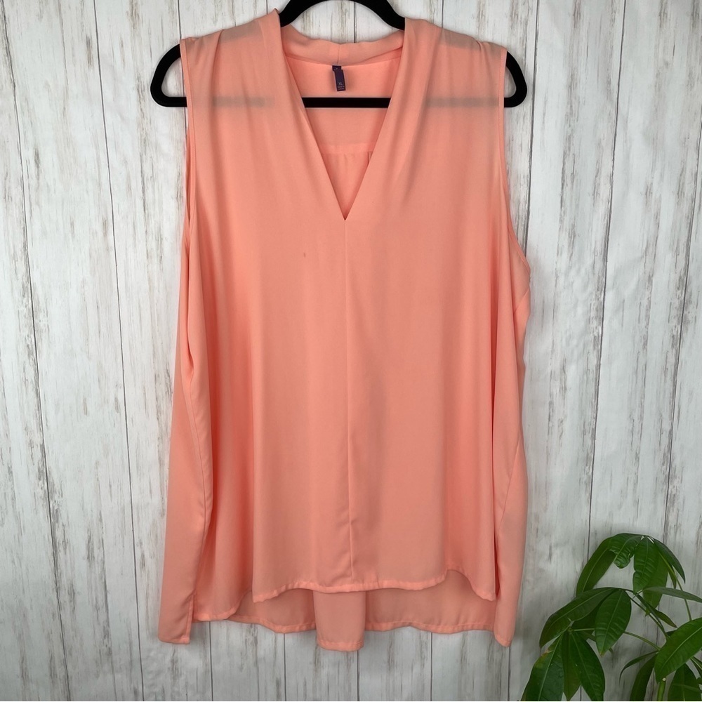 Not Your Daughters Jeans peach blouse XL